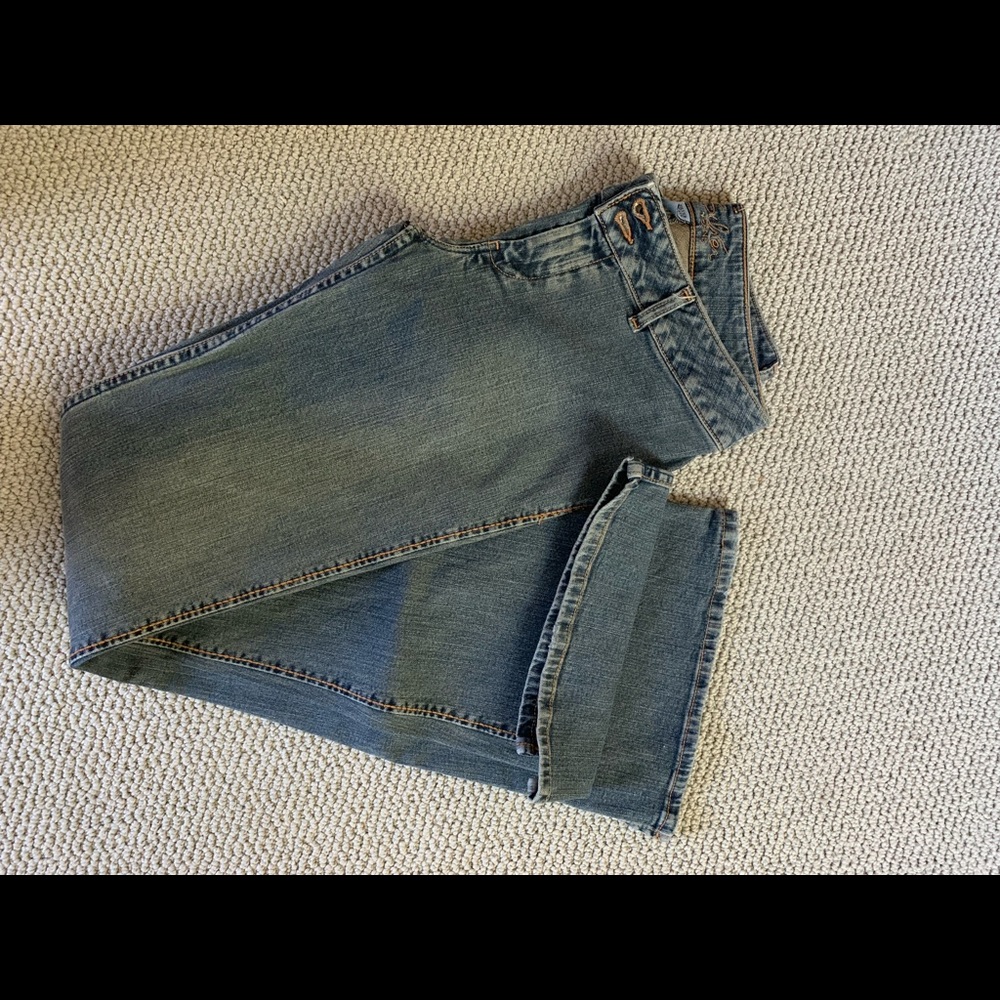 Silver Flare Jeans